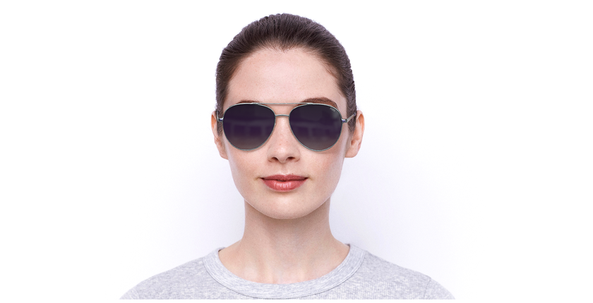 LUNETTES DE SOLEIL femme PK0017 violet - Vue de face
