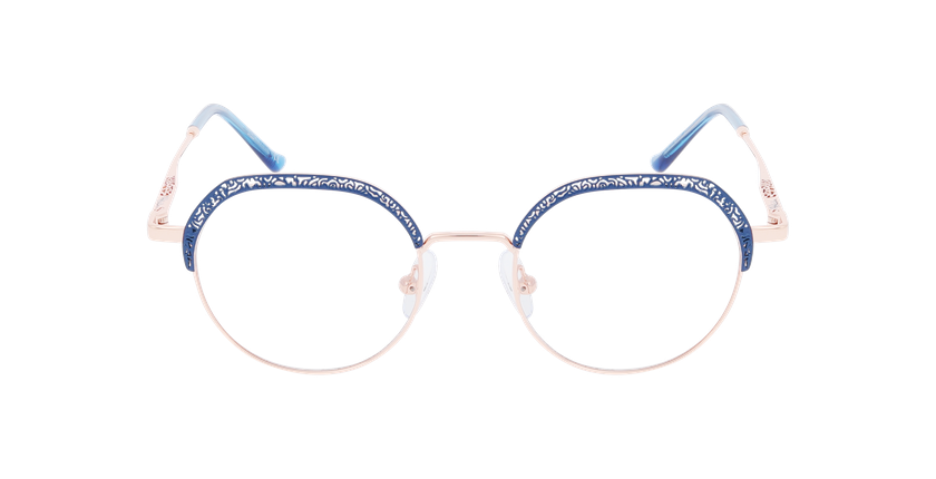 Lunettes de vue femme MAGIC292 bleu - Vue de face