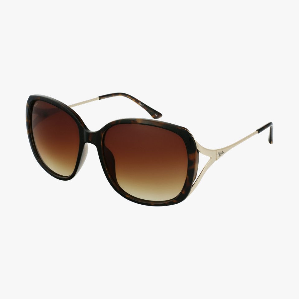 Lunettes de soleil femme ROSALES écaille/dorée - Vue de 3/4