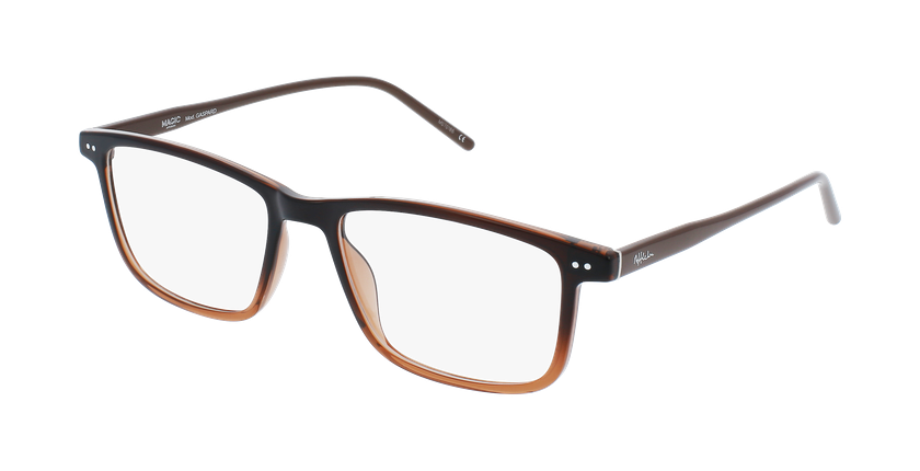 LUNETTES DE VUE homme MAGIC GASPARD marron - Vue de face