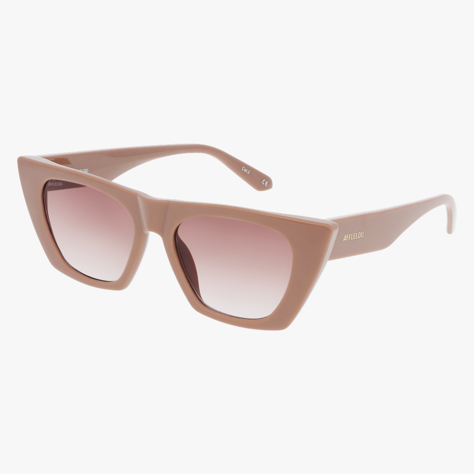 Lunettes de soleil femme NINIA marron - Vue de face
