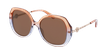 LUNETTES DE SOLEIL femme MARC 581/S rose/violet - Vue de face