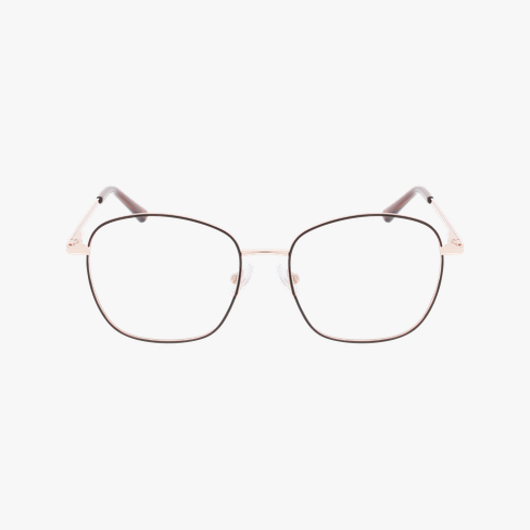 Lunettes de vue femme MADDIE marron/noir Vue de face
