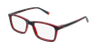 LUNETTES DE VUE enfant REFORM COLLEGE 1 noir/rouge - vue de 3/4