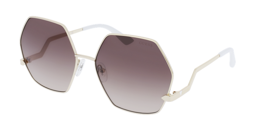 LUNETTES DE SOLEIL femme GU7815 32G doré - Vue de face