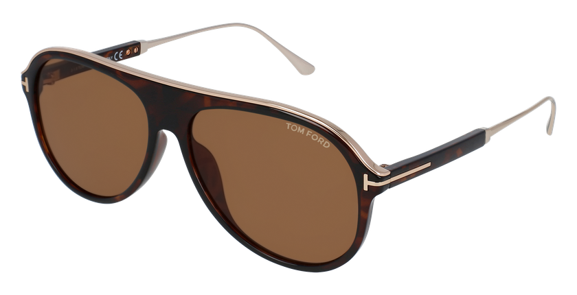 LUNETTES DE SOLEIL homme NICHOLAI écaille - vue de 3/4
