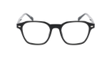 Lunettes de vue homme FANTIN noir/noir brillant - Vue de face
