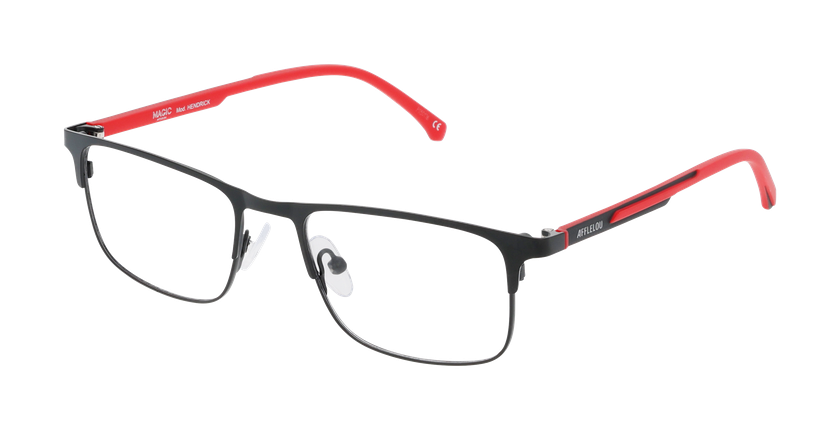 Lunettes de vue homme HENDRICK noir - Vue de face