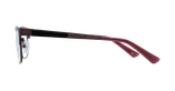 Lunettes de vue femme RZERO9 rouge - Vue de côté