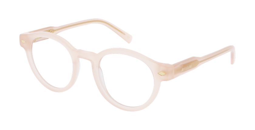 Lunettes de vue femme CARACTÈRES DISCRÈTE marron - Vue de face
