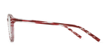 Lunettes de vue enfant RZERO26 rouge marbré - Vue de face