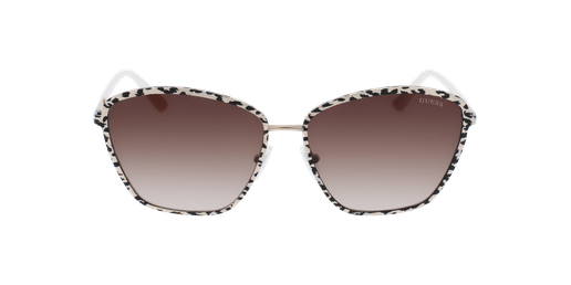 LUNETTES DE SOLEIL femme GU7848 doré Vue de face