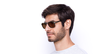 LUNETTES DE SOLEIL homme MARCELLO écaille/argenté - Vue de face