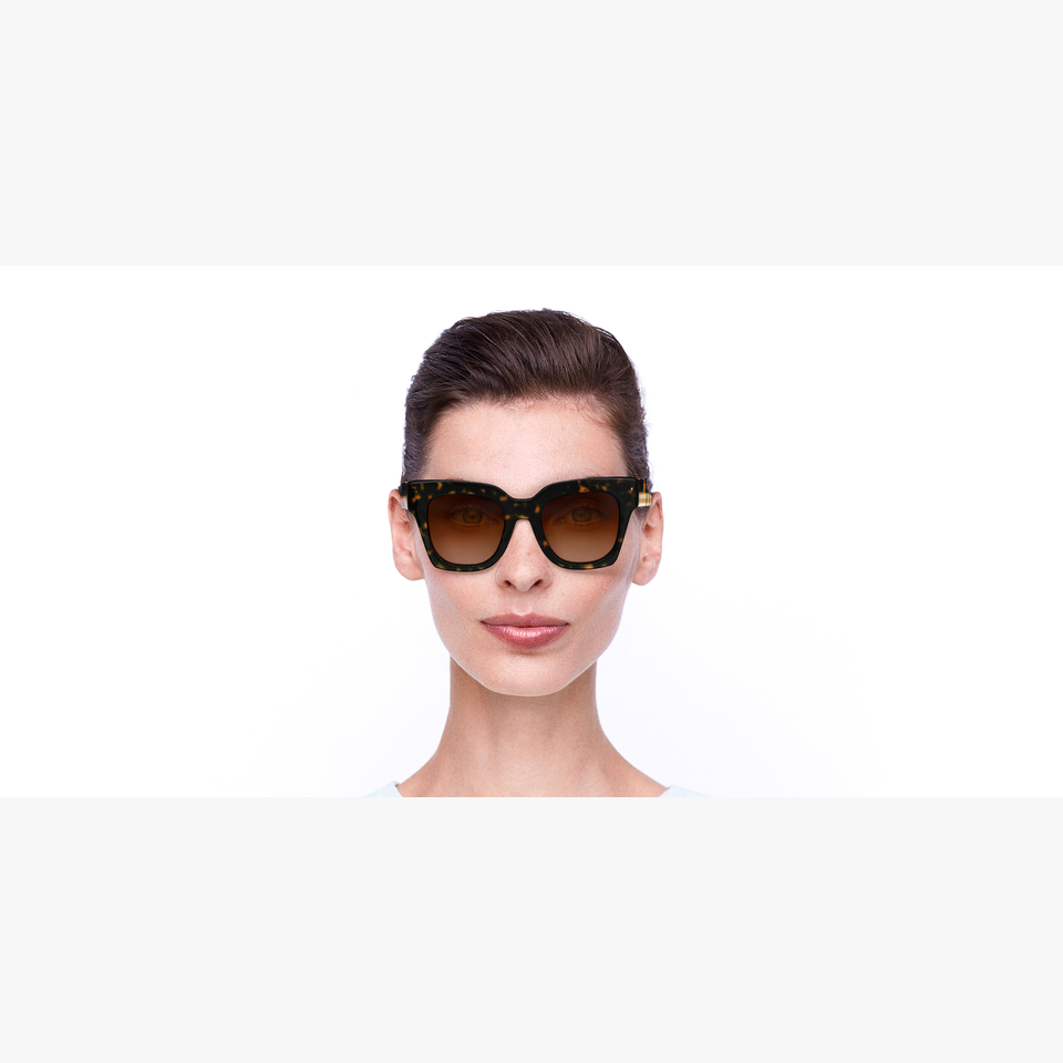 Lunettes de soleil femme BE4364 écaille - Vue de face