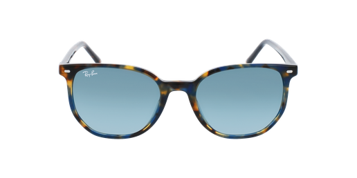 LUNETTES DE SOLEIL ELLIOT écaille/bleuVue de face
