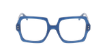 Lunettes de vue femme CARACTÈRES CHARISMATIQUE bleu - Vue de face