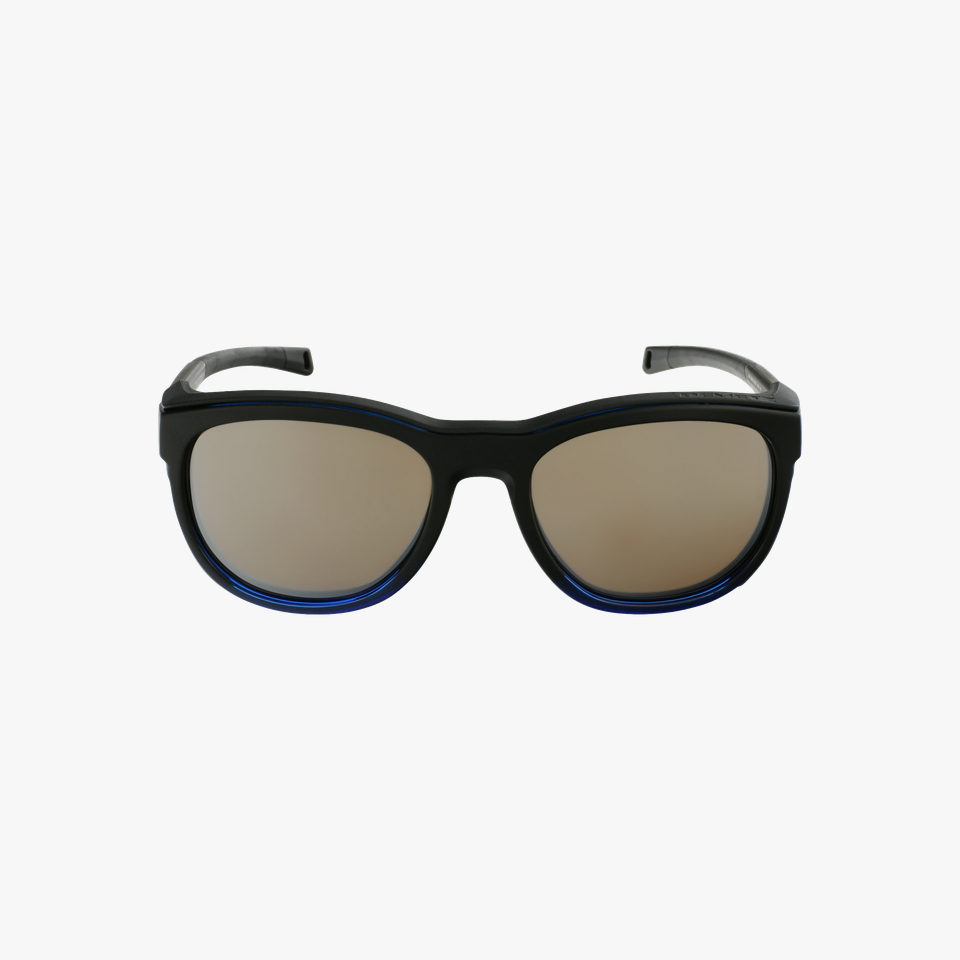 Lunettes de soleil Skyline noir/bleu - Vue de face
