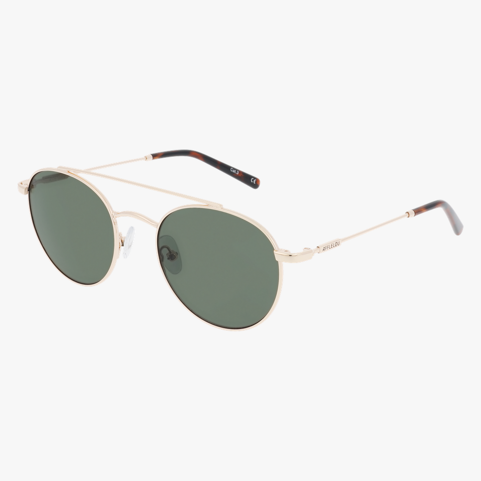 Lunettes de soleil NOA dorée - Vue de face