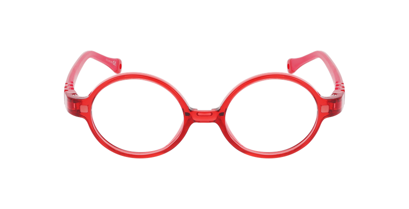 Lunettes de vue enfant BABY rouge - Vue de face