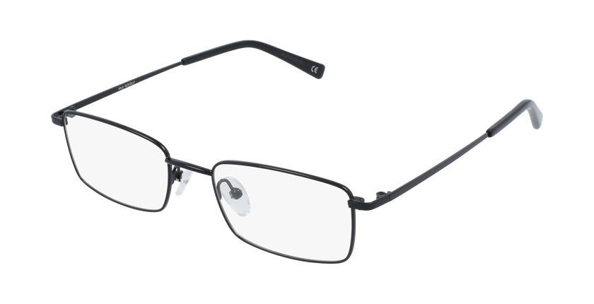 Lunettes de vue femme RZERO7 noir - Vue de 3/4