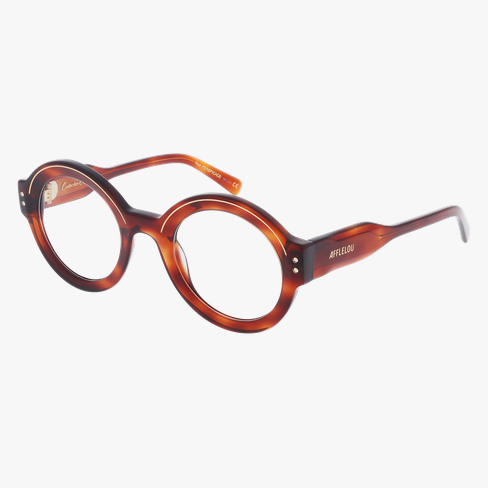 Lunettes de vue femme CARACTERES FIL D'OR PERSPICACE écaille/dorée