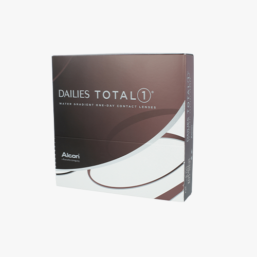 Lentilles de contact Dailies Total 1 90L - Vue de face