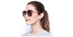 LUNETTES DE SOLEIL femme MARC493S doré - Vue de face