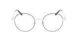 Lunettes de vue femme MAGIC 318 noir/dorée - Vue de face