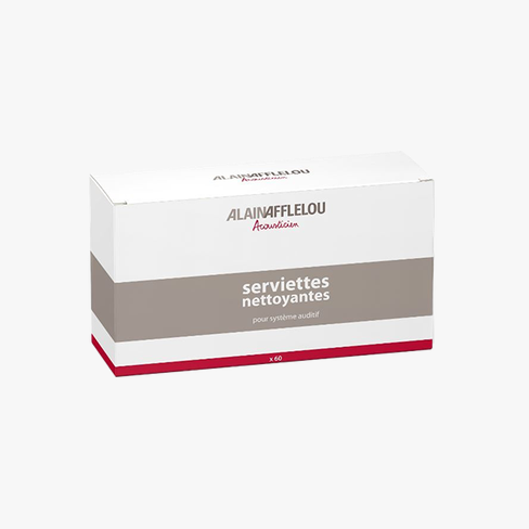 60 serviettes nettoyantes Vue de face