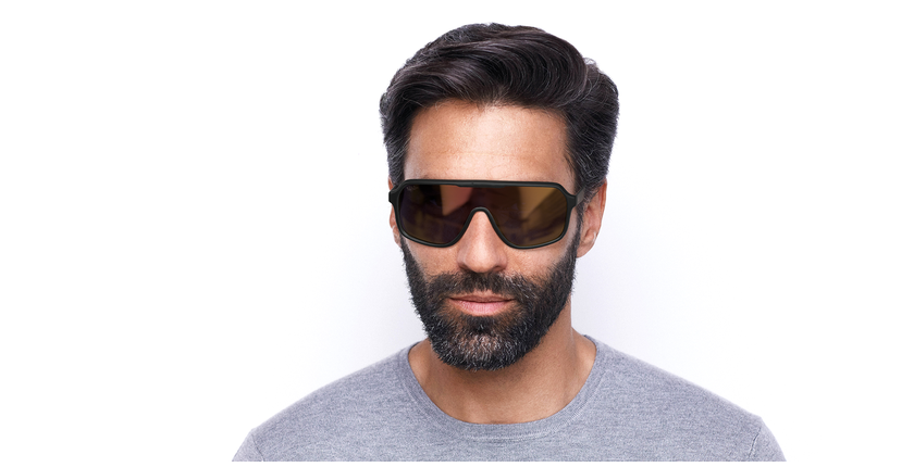 LUNETTES DE SOLEIL NOVA noir - Vue de face