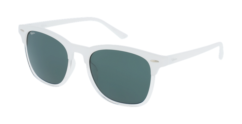 LUNETTES DE SOLEIL homme CORBY blanc - Vue de face