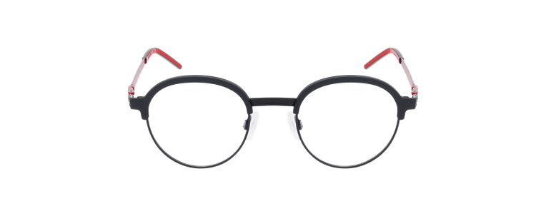 Lunettes de vue homme MAGIC276 noir/rouge - Vue de face
