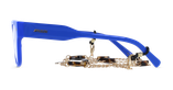 Lunettes de vue femme CARACTÈRES AUDACIEUSE bleu - Vue de face