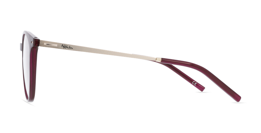 LUNETTES DE VUE femme MAGIC 123 violet/doré - Vue de face