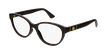 LUNETTES DE VUE femme GG0633O marron - vue de 3/4