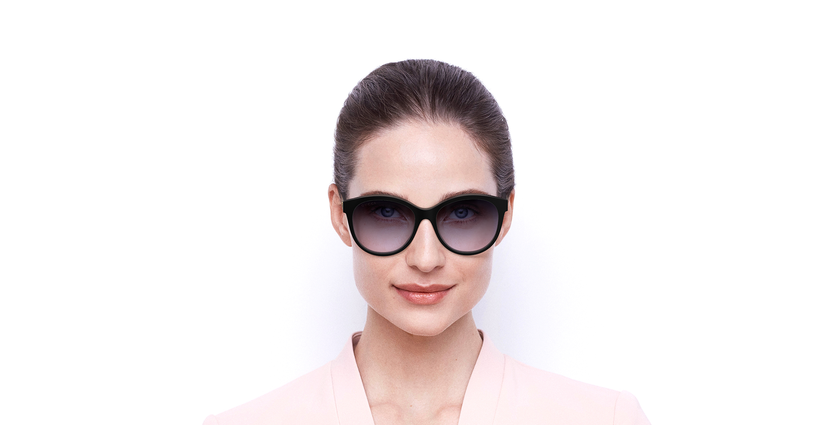 LUNETTES DE SOLEIL femme GG0631S noir - Vue de face