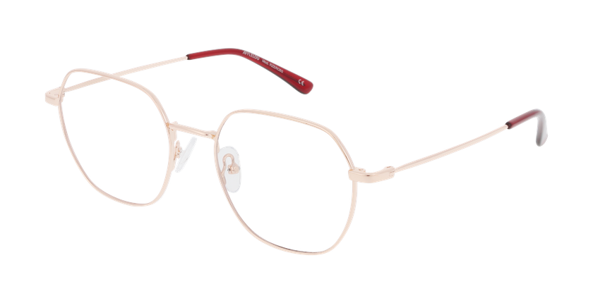 Lunettes de vue femme RZERO50 dorée - Vue de face
