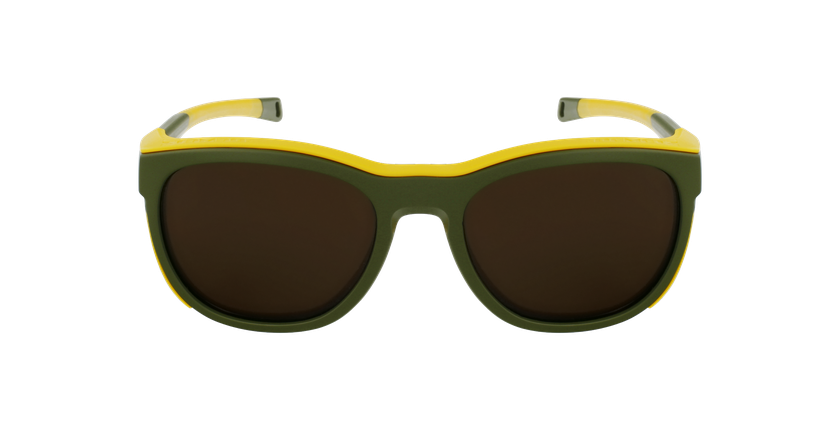 LUNETTES DE SOLEIL Skyline vert/jaune - Vue de face