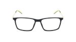 Lunettes de vue homme MAGIC273 noir/vert - Vue de face