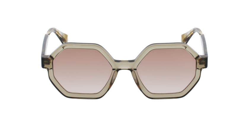 LUNETTES DE SOLEIL femme SHIRLEY 6455 gris - Vue de face