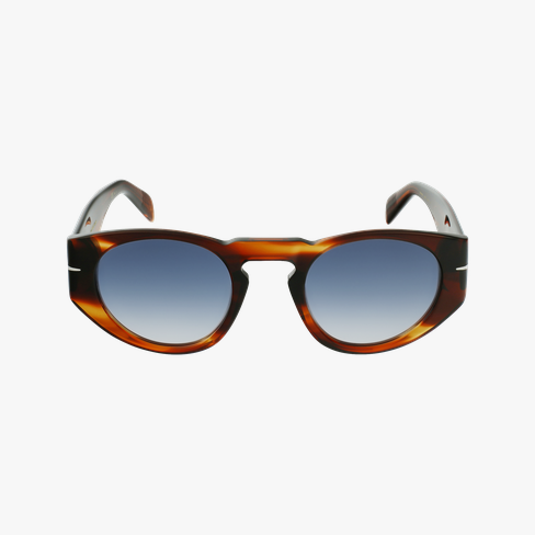 Lunettes de soleil homme DB 7033/S dégradé noir écaille Vue de face