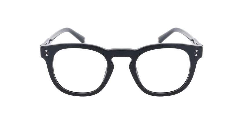 Lunettes de vue homme CARACTÈRES ELEGANT noir - Vue de face
