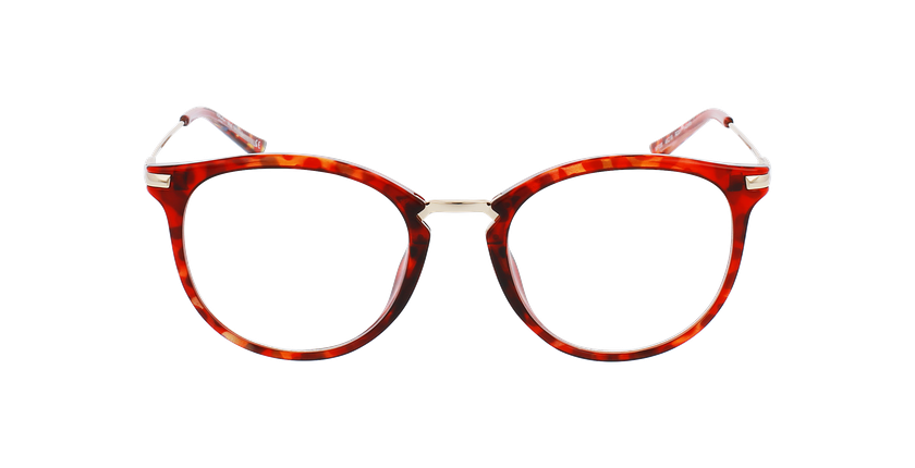 LUNETTES DE VUE femme MAGIC NAWELL rouge/doré - Vue de face
