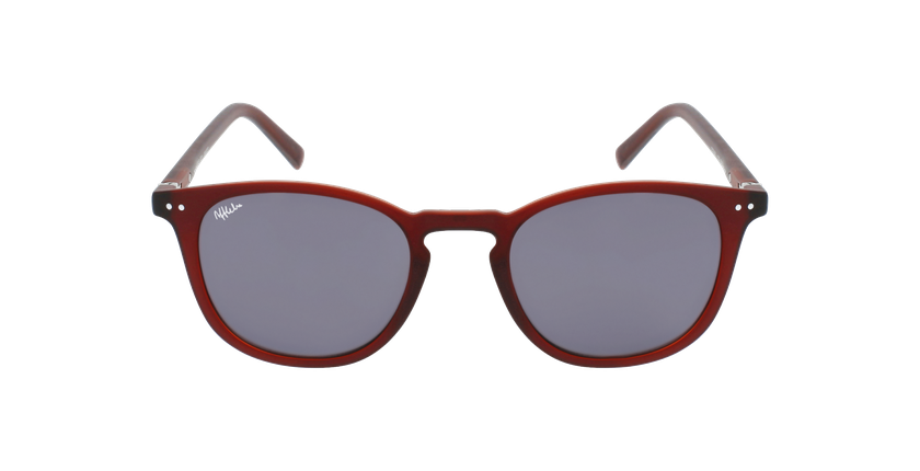 Lunettes de vue FORTY solaire Bordeaux +1.50 rouge - Vue de face