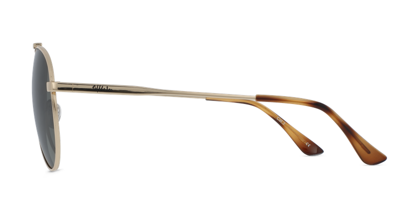 LUNETTES DE SOLEIL homme SANTI doré - Vue de face