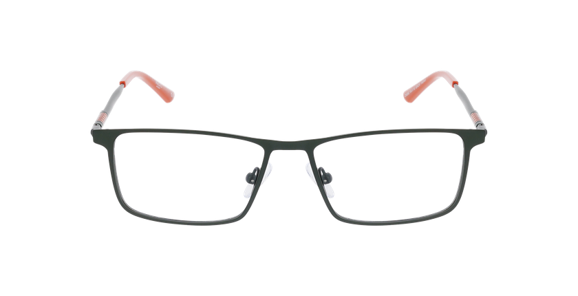 Lunettes de vue homme MAGIC282 vert/orange - Vue de face