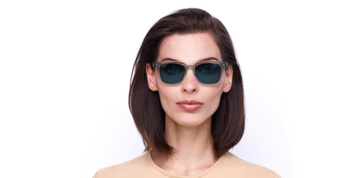 LUNETTES DE SOLEIL TOBY blanc/gris