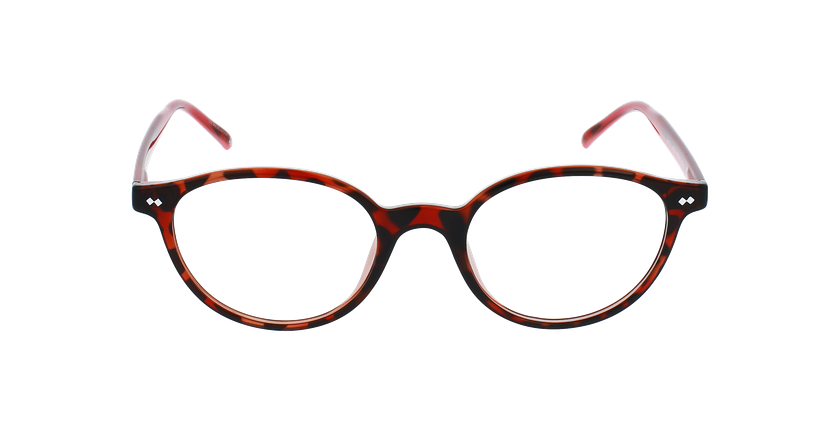 LUNETTES DE VUE femme MILEY écaille/rose - Vue de face