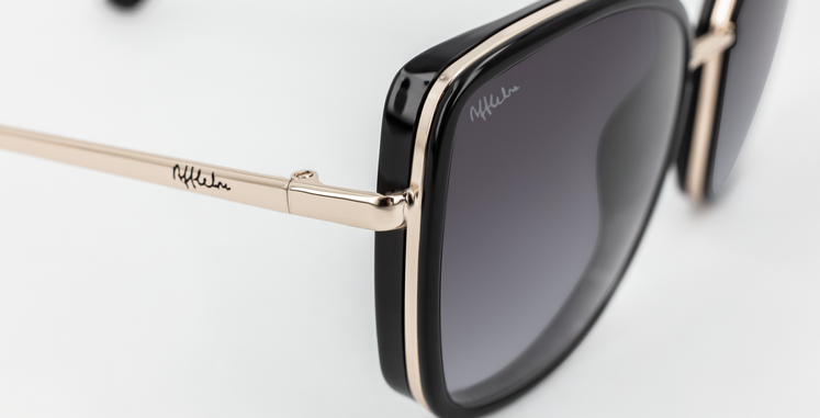 LUNETTES DE SOLEIL femme ORIA noir/doré
