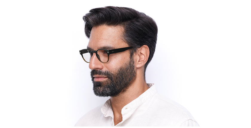 Lunettes de vue homme MAGIC 145 marron - Vue de 3/4